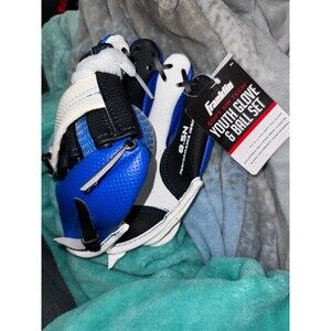 Youth glove and baseball set